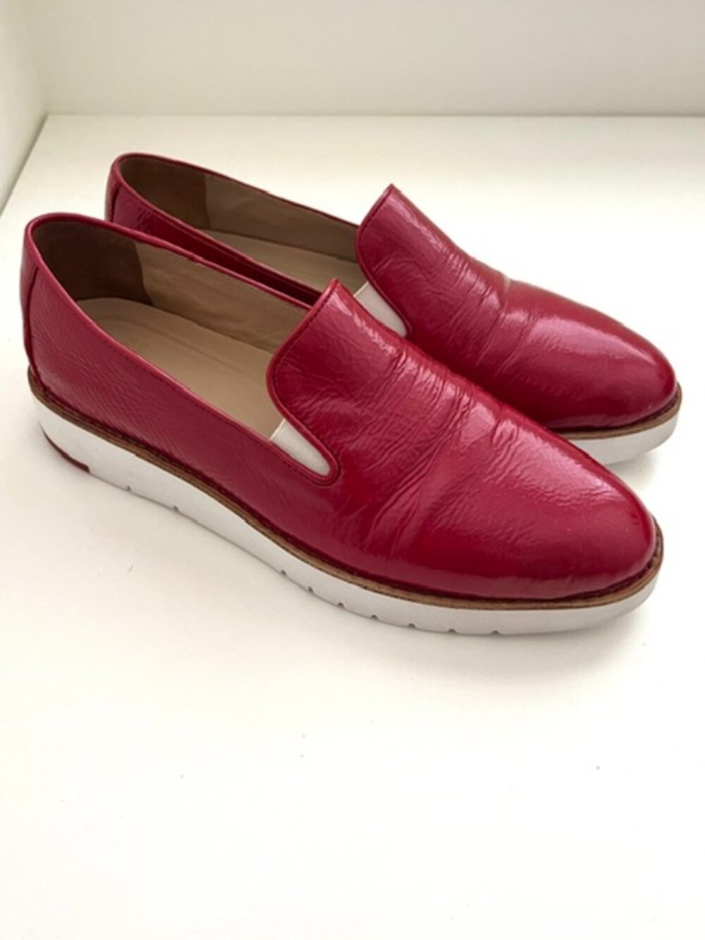 Johnston & Murphy Red Patent Leather Loafers | Size 7.5